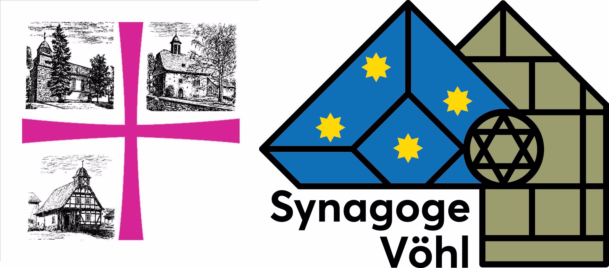 Logo Ev. Kirche Vöhl und Synagoge Vöhl