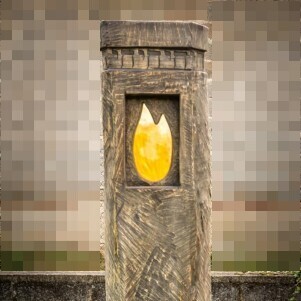 Detail einer Stele