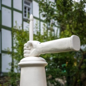 Detail einer Stele