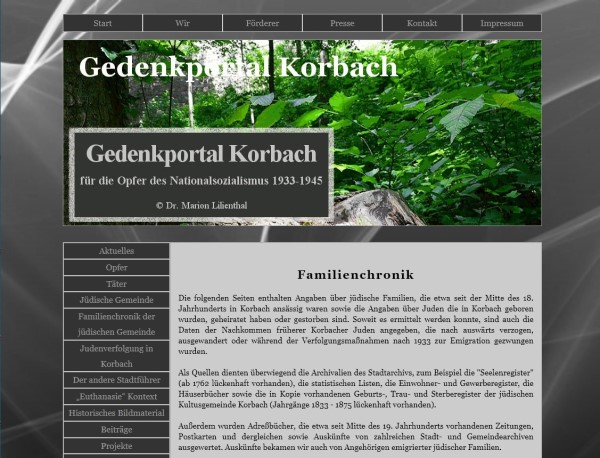 Screenshot Website