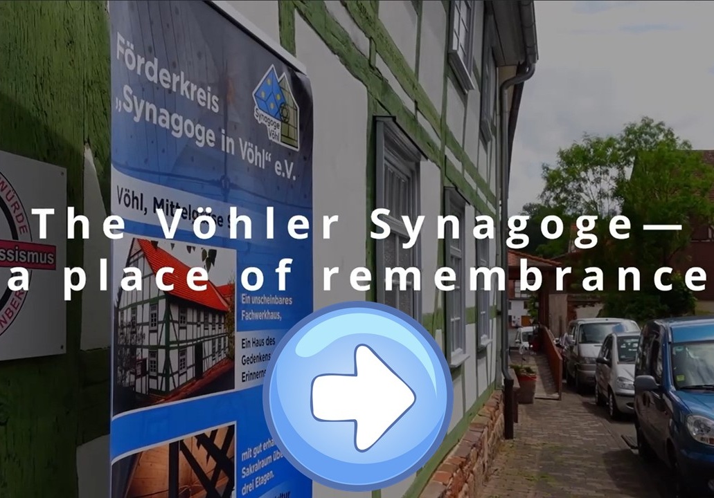 Synagoge mit Pfeil